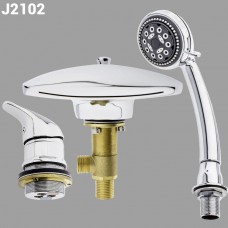 Смеситель J2102 бортовой с изливом и ручным душем