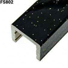 Борт для душевого поддона FS802 черный