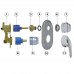 Смеситель душевой кабины и гидромассажного бокса S306 (3 режима,штуцер,6 см)