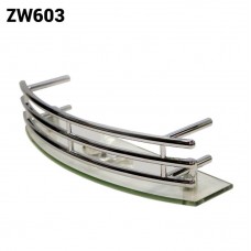 Полочка стеклянная одинарная ZW603